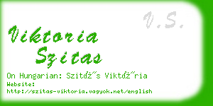 viktoria szitas business card